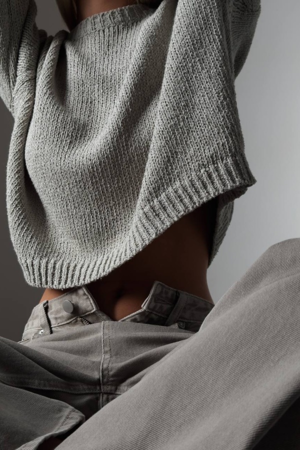 Свитер (onesize (42-46RU), серая мята). Изображение № 3