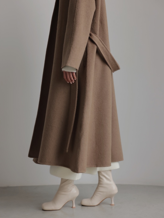 Пальто (onesize (42-46RU) бледно-коричневый). Изображение № 6
