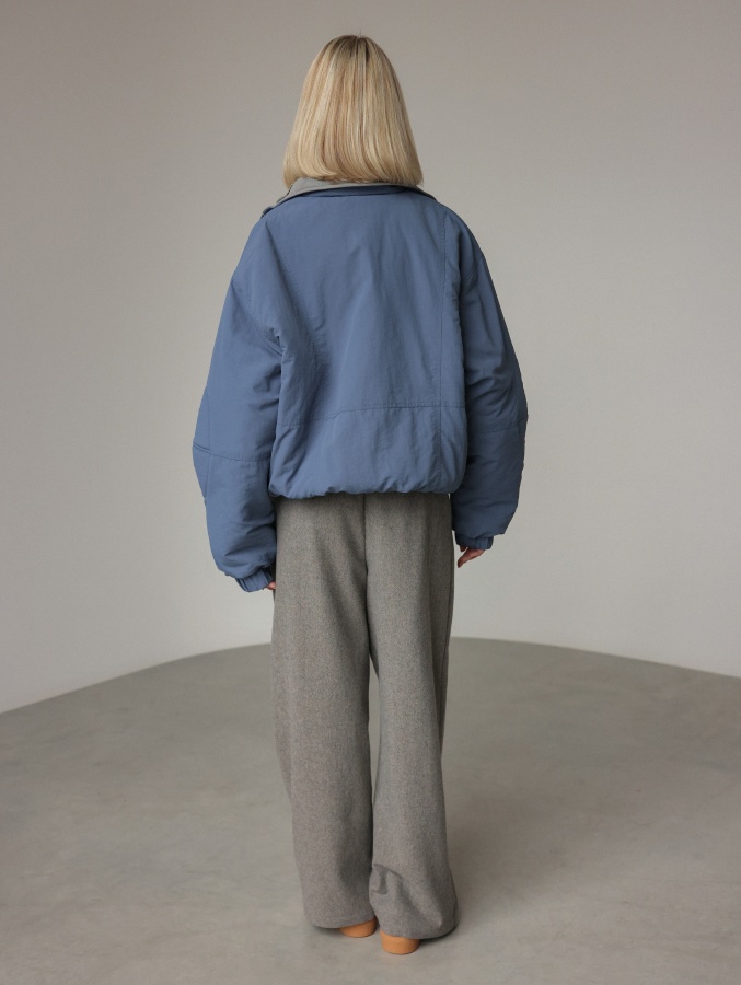 Куртка (onesize (42-46RU), пыльно-голубой). Изображение № 6