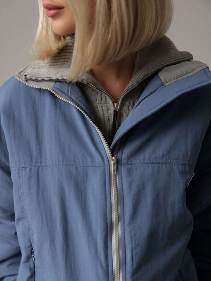 Куртка (onesize (42-46RU), пыльно-голубой). Изображение № 4
