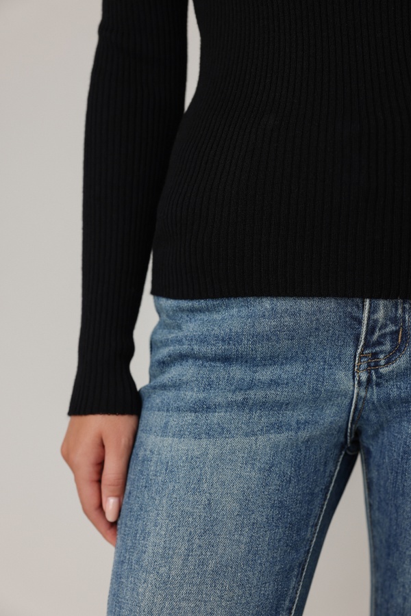 Лонгслив (onesize (42-46RU), чёрный). Изображение № 4