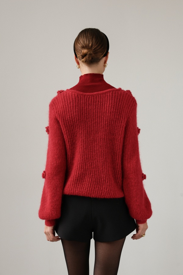 Кардиган (onesize (42-46RU), красный). Изображение № 6