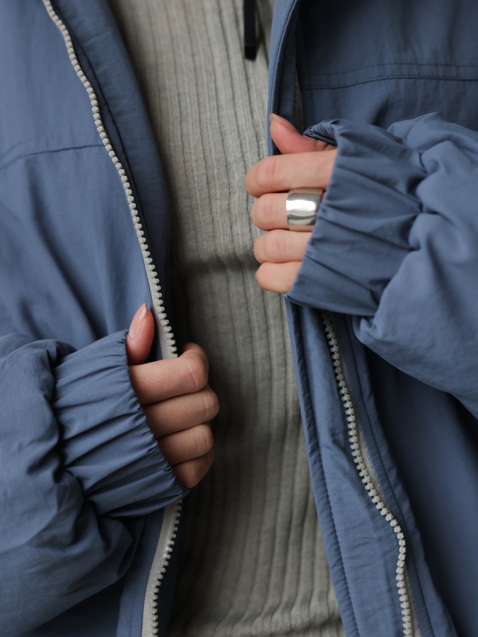 Куртка (onesize (42-46RU), пыльно-голубой). Изображение № 5