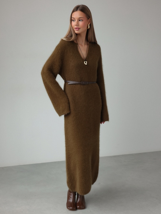 Платье  (onesize (42-46RU), болотный). Изображение № 1