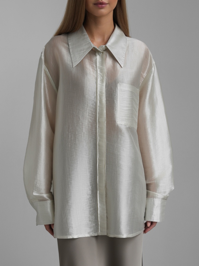 Рубашка (onesize (42-46RU), серая олива). Изображение № 1