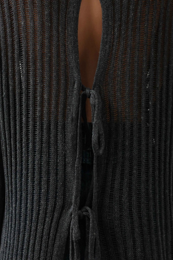 свитер (oversize, тёмно-серый). Изображение № 3