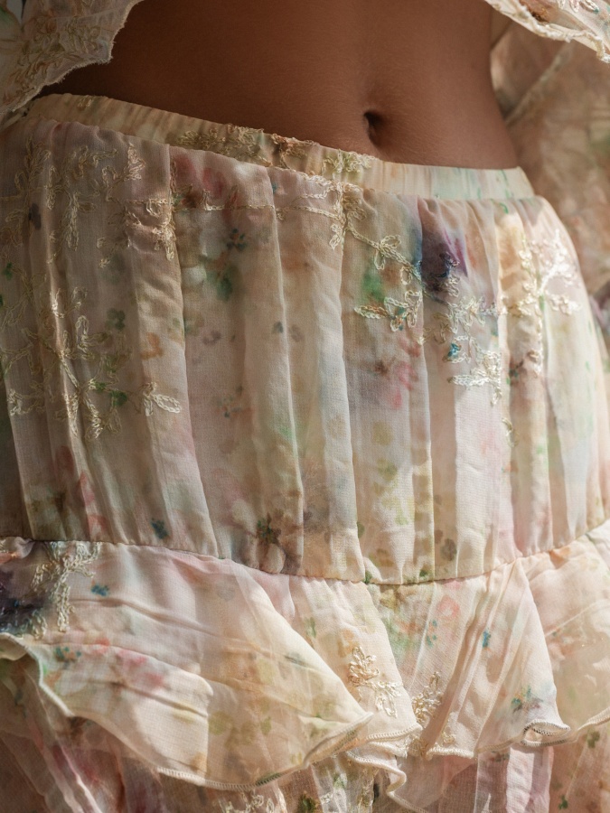 Юбка  (XS (40RU), персиковый). Изображение № 5