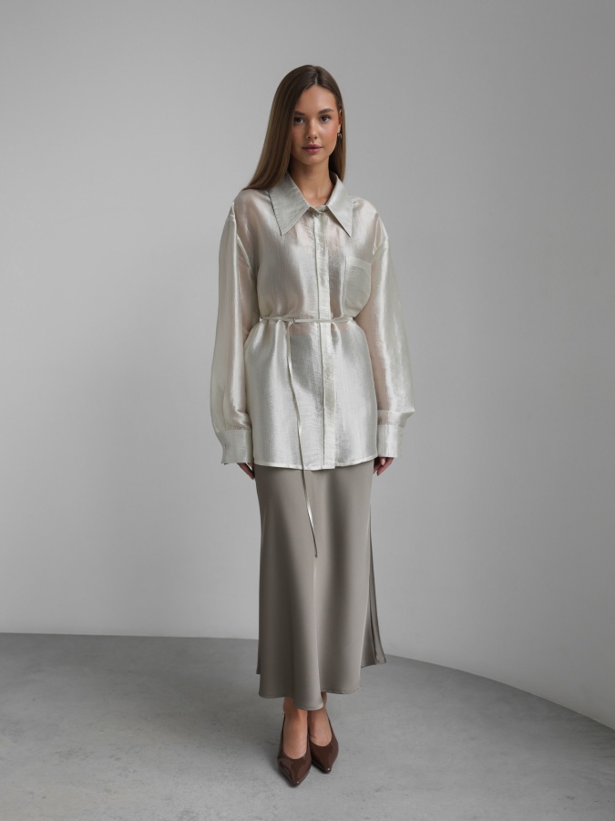 Рубашка (onesize (42-46RU), серая олива). Изображение № 2
