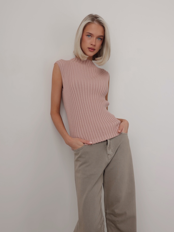 Топ (onesize (42-46RU), бежевая пудра). Изображение № 1