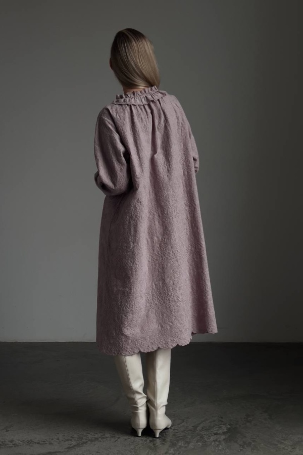 Платье (oversize, лавандовый). Изображение № 4