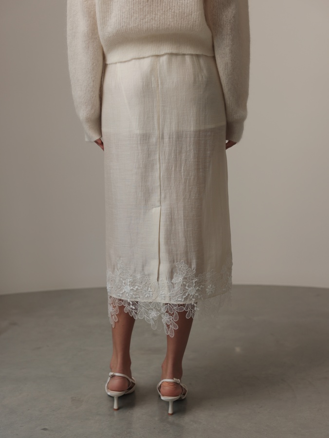 Юбка (XS (40), сливочный). Изображение № 5
