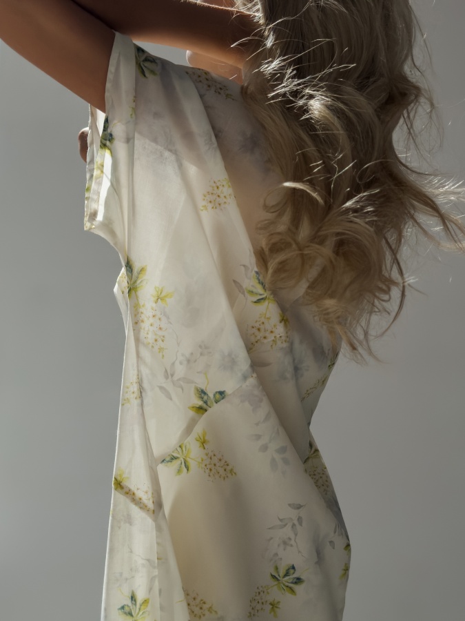 Платье (oversize, ванильный). Изображение № 6