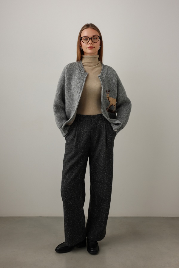 Кардиган (onesize (42-46RU), серый). Изображение № 2