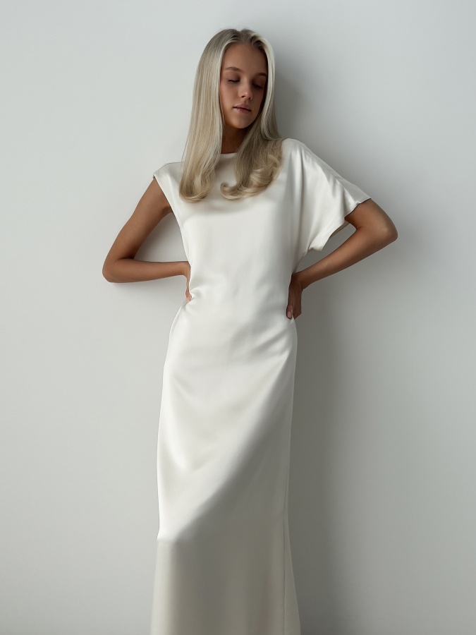 Платье (M (44), жемчужный). Изображение № 2