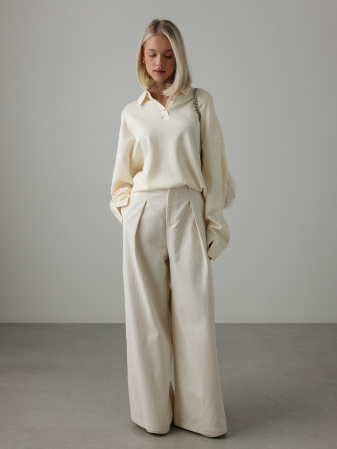 Поло (onesize (42-46RU), сливочный). Изображение № 1