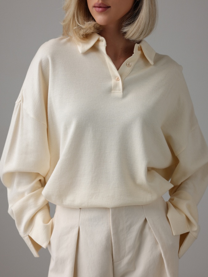 Поло (onesize (42-46RU), сливочный). Изображение № 2