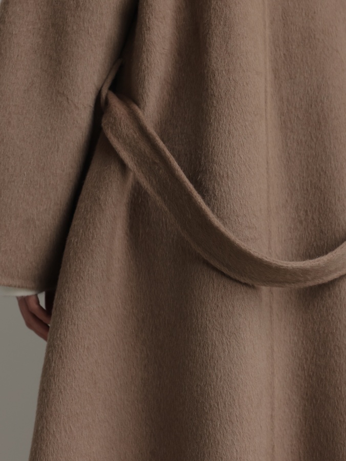 Пальто (onesize (42-46RU) бледно-коричневый). Изображение № 5