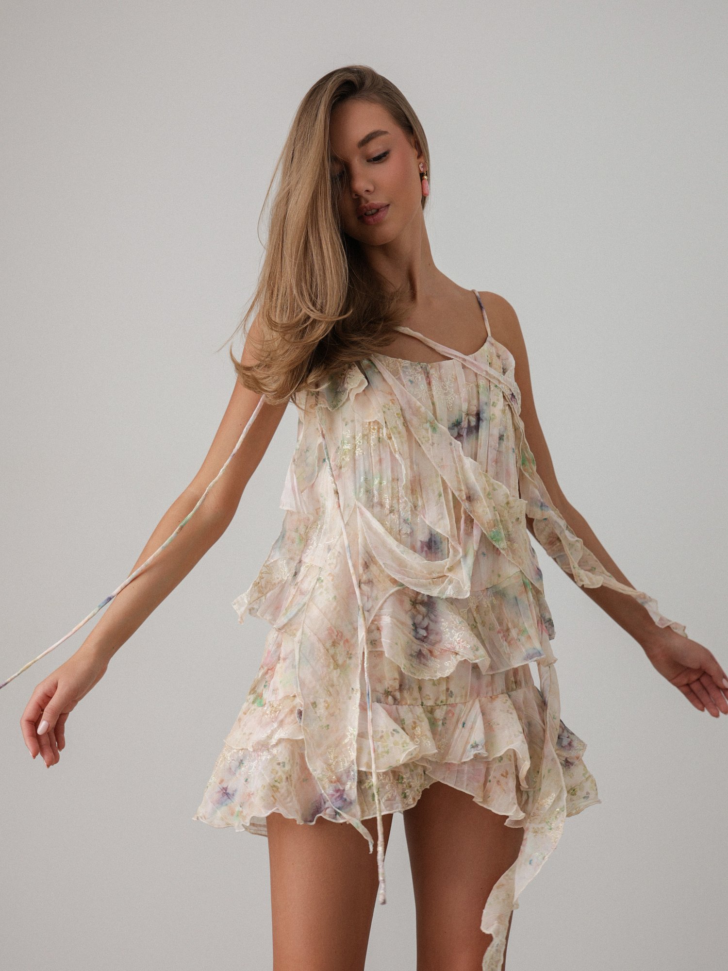 Юбка  (XS (40RU), персиковый). Изображение № 3