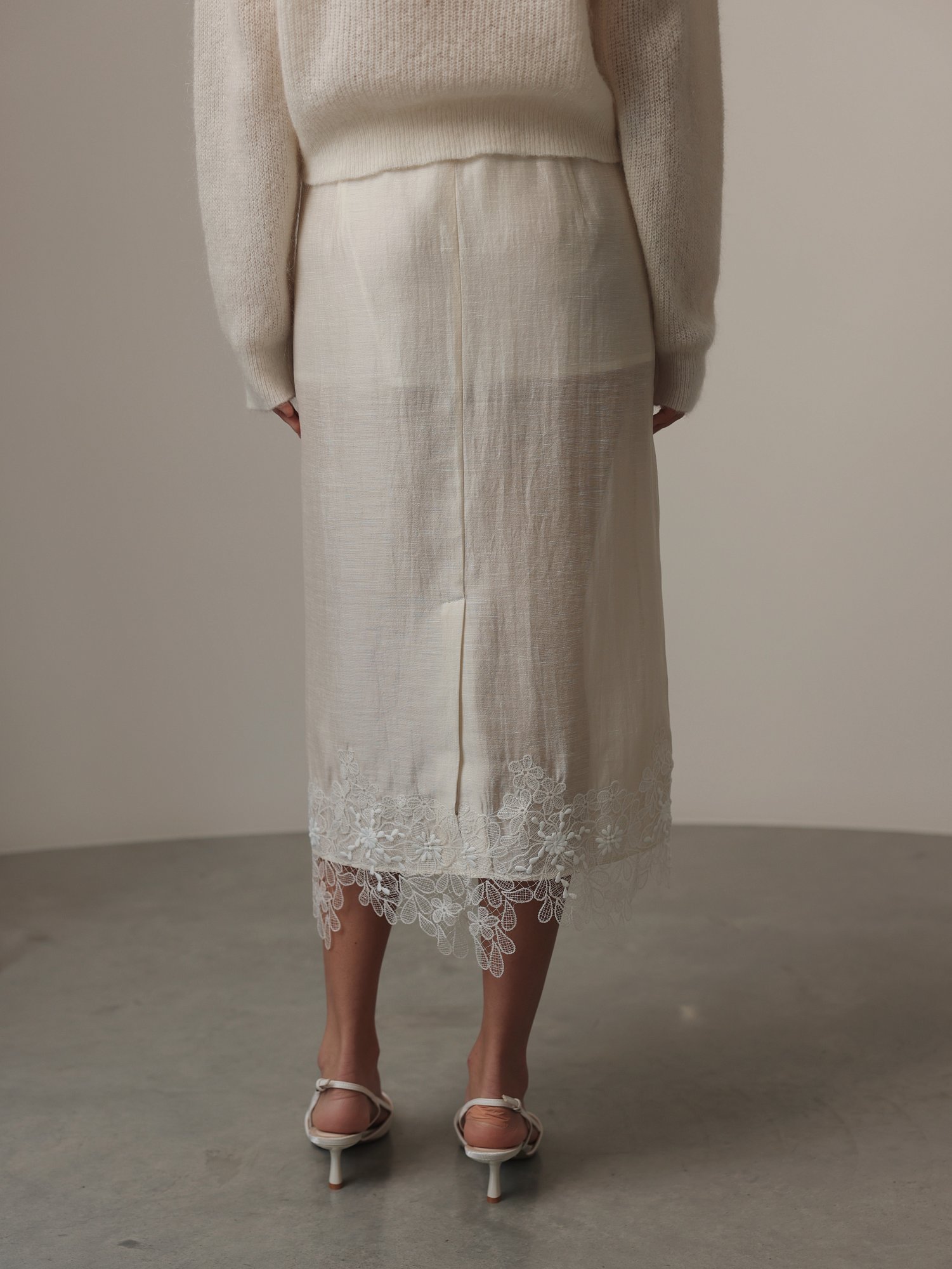 Юбка (XS (40), сливочный). Изображение № 5