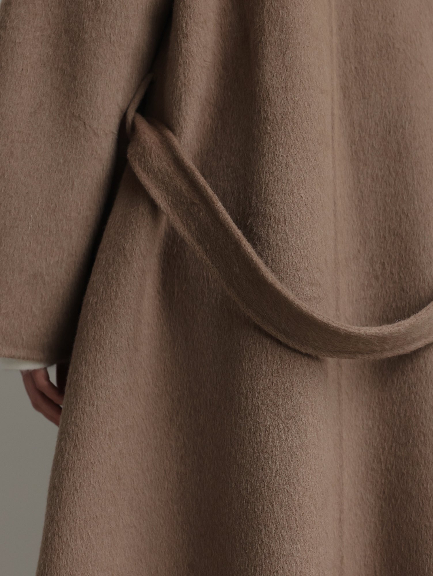 Пальто (onesize (42-46RU) бледно-коричневый). Изображение № 5